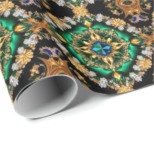 Special wrapping paper with Brazilian Colors