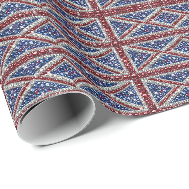 Special wrapping paper with British Colors (Roll Corner)