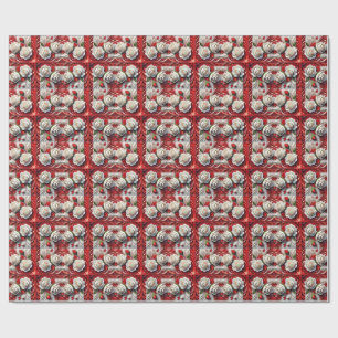 Special wrapping paper with English Roses