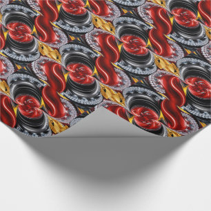 Special wrapping paper with German Colors