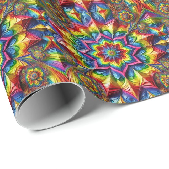 Special wrapping paper with LGBTQ Colors (Roll Corner)