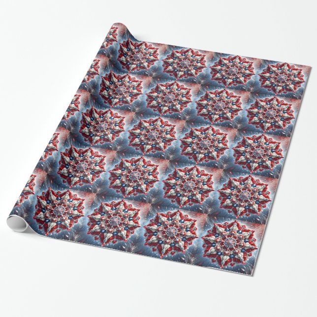 Special wrapping paper with Norway Colors (Unrolled)