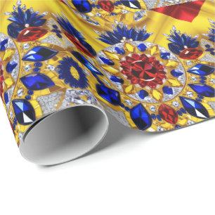 Special wrapping paper with Romanian Colors