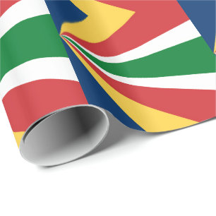 Special wrapping paper with Seychelles Colors