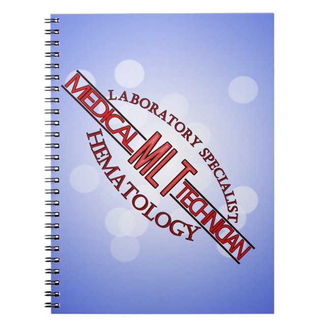 SPECIALIST LAB MLT HEMATOLOGY MEDICAL LABORATORY NOTEBOOK (Front)