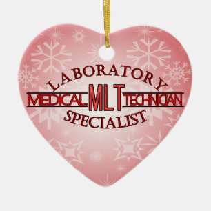 SPECIALIST LAB MLT MEDICAL LABORATORY TECHNICIAN CERAMIC ORNAMENT