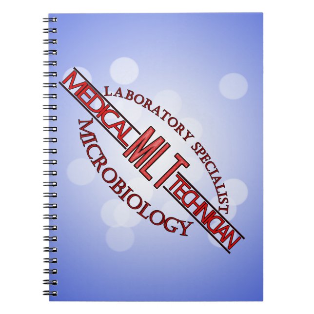 SPECIALIST LAB MLT MICROBIOLOGY MEDICAL LAB TECH NOTEBOOK (Front)