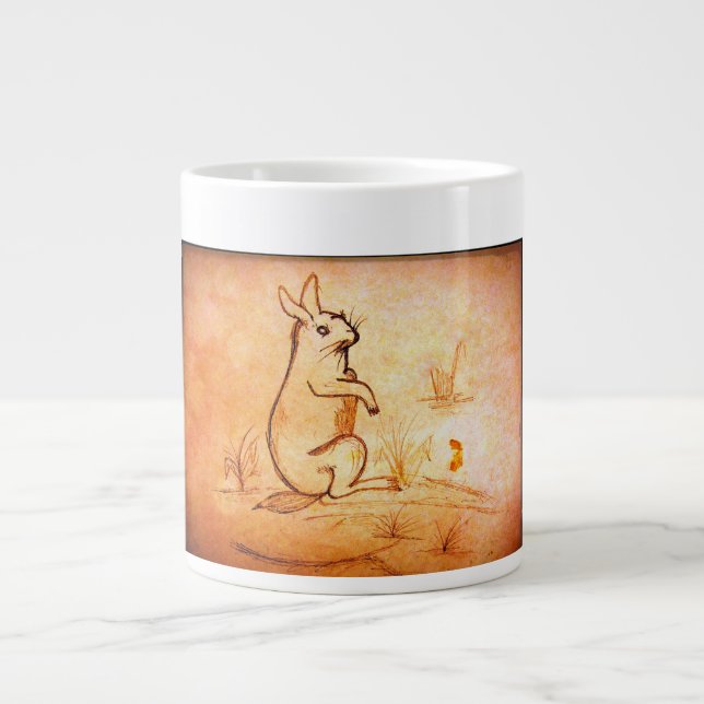 Speciality Mug with Rabbit in desert (Front)