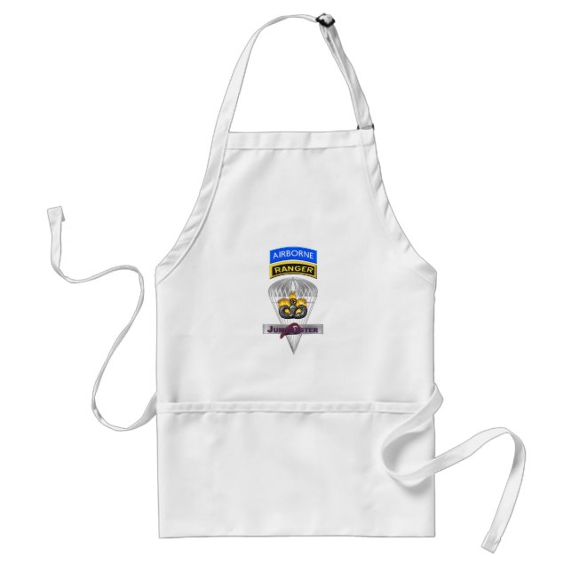 Specially Designed Airborne Ranger Jumpmaster Adult Apron (Front)