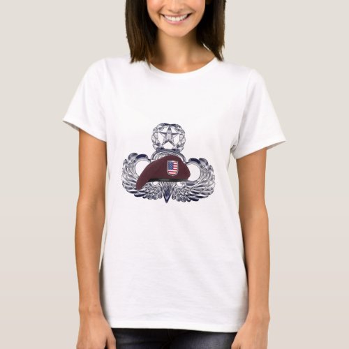 Specially Designed Beret on Airborne Wings s T_Shirt