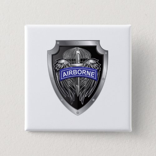 Specially Designed Winged Airborne Shield Button