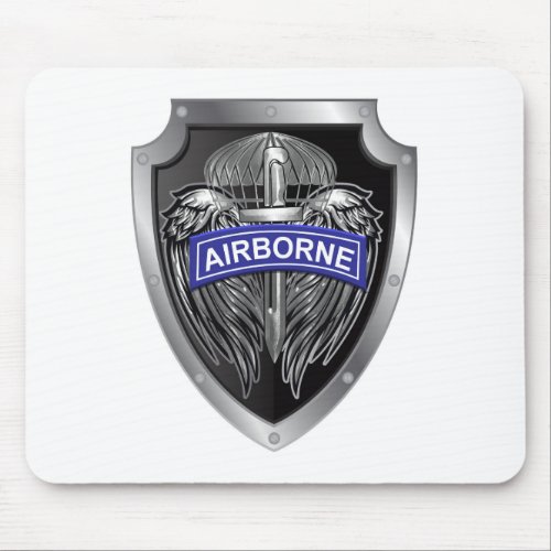 Specially Designed Winged Airborne Shield Mouse Pad