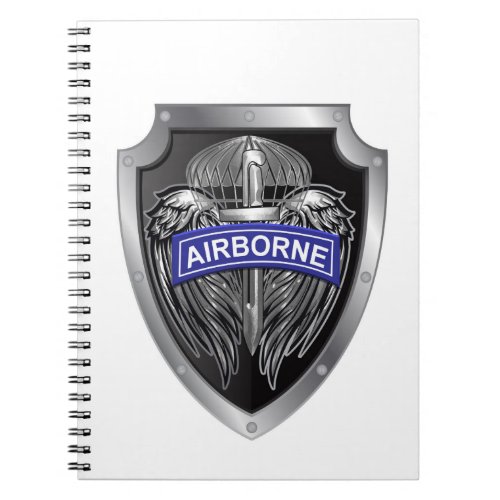 Specially Designed Winged Airborne Shield Notebook