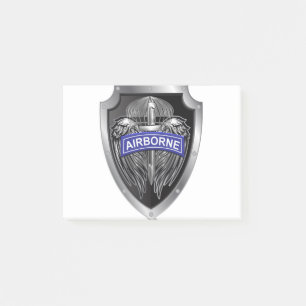 Specially Designed Winged Airborne Shield Post-it Notes