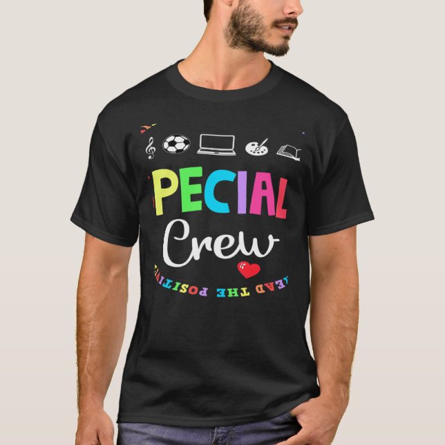 Specials Crew Teacher TRIBE Team Back To Primary S T-Shirt (Front)