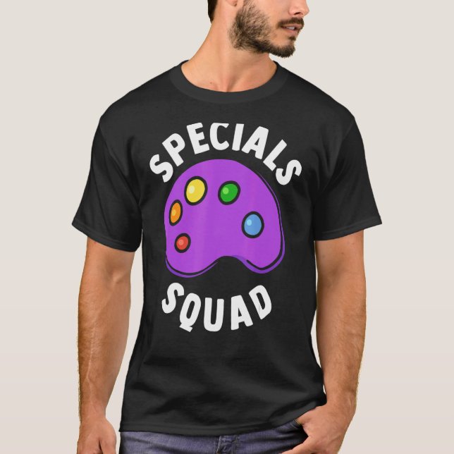 Specials Squad Related Arts Teacher Back To School T-Shirt (Front)