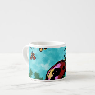 Specialty Mug 3 Sizes, Ladybug on Branch Painting