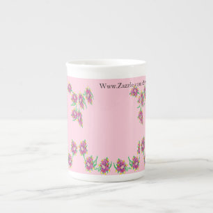 Specialty Mug/ Asiatic Lilly Bone China Mug