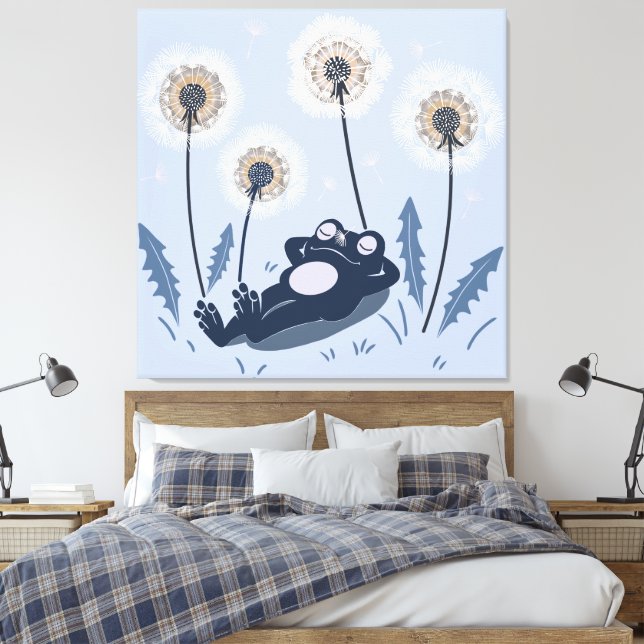 Specialty Mug Canvas Print (Insitu(Bedroom))