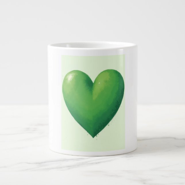 Specialty Mug,Elegant Love Symbol Tea Cup Perfect (Front)