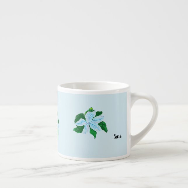 Specialty Mug Espresso : Flower Of  Greece (Right)