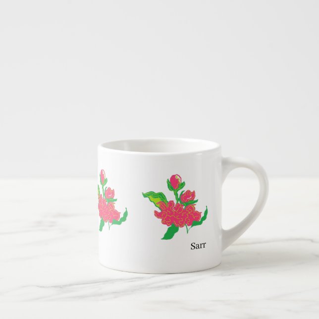 Specialty Mug : Japanise Flower (Right)