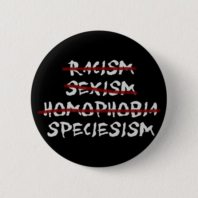 Speciesism Button (Front)