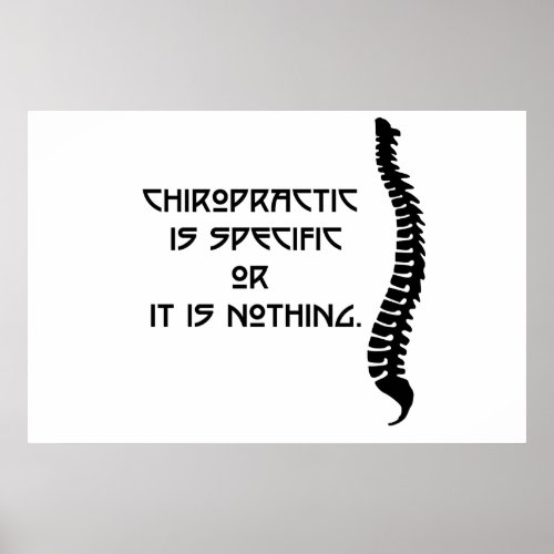 Specific Chiropractic Poster Print Many Options