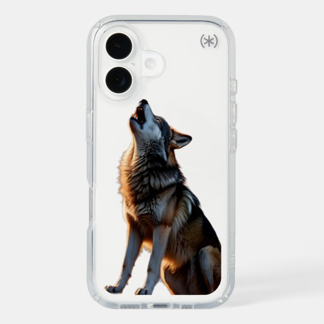 Speck Apple iPhone 16 Presidio Perfect-Clear Case (Front)