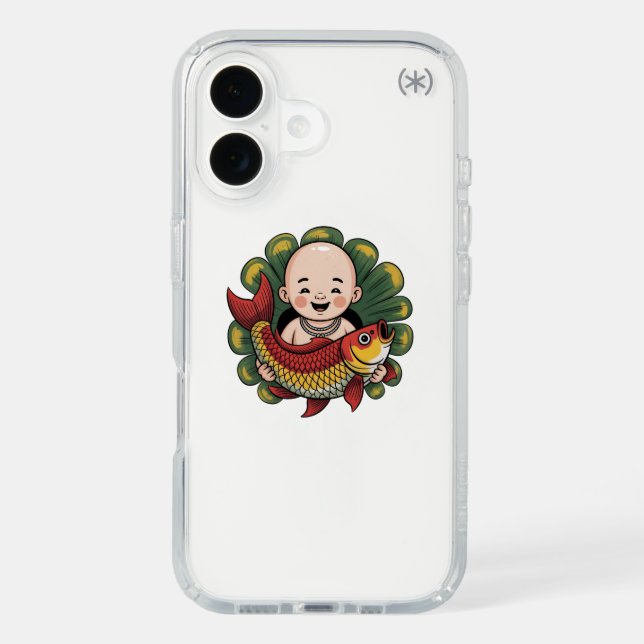 Speck Apple iPhone 16 Presidio Perfect-Clear  Case (Front)