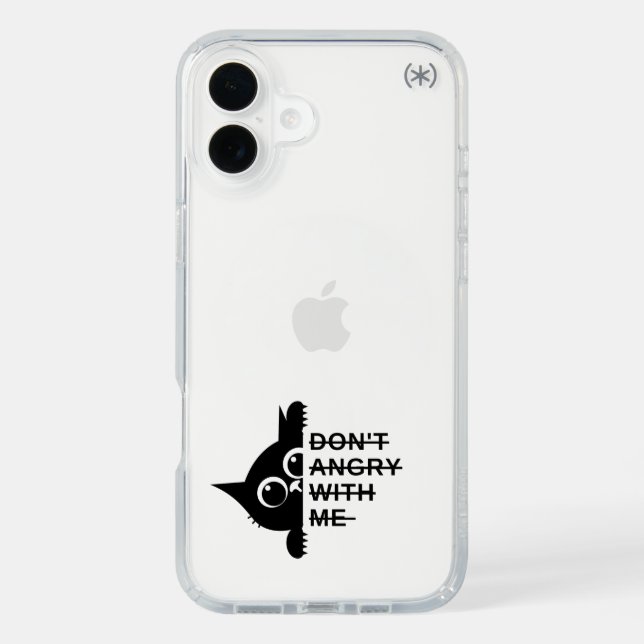 Speck Apple iPhone 16 Presidio Perfect-Clear Case (Front)