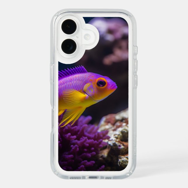 Speck Apple iPhone 16 Presidio Perfect-Clear Case (Front)