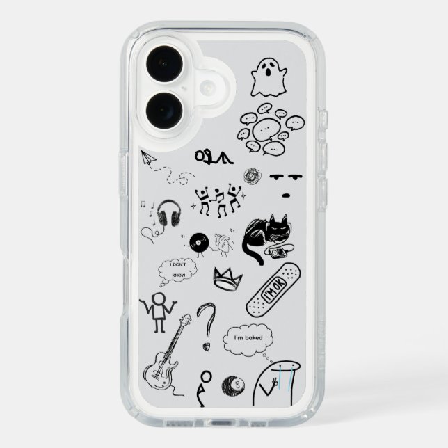 Speck apple iPhone 16 presidio perfect_ clear spec Case (Front)
