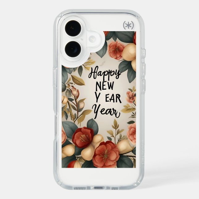 Speck Apple iPhone 16 Presidio Perfect-Clear Style Case (Front)