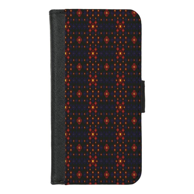 Speck Case Elegant Dark Red Geometric Pattern iPho (Front)
