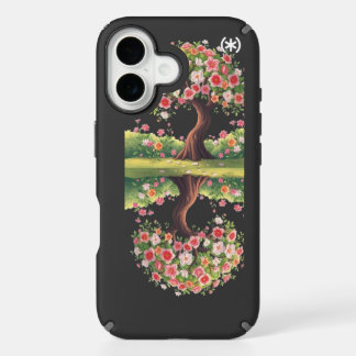 Speck Case for iphone 16 Big Flower Tree