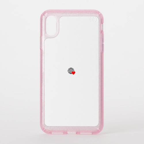 Speck Presidio Clear  Pink Glitter iPhone XS Max  Speck iPhone XS Max Case