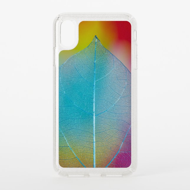 Speck Presidio Clear + Silver Glitter iPhone XS Ma Speck iPhone XS Max Case (Front)