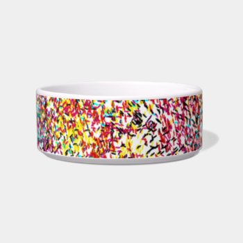 Speckle Of Colors Ceramic Pet Bowl by zzl_157558655514628 at Zazzle