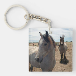 Speckled Arab Horses, Keychain