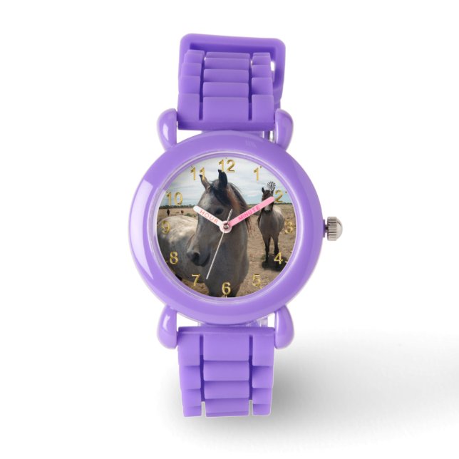 Speckled Arab Horses, Watch (Front)
