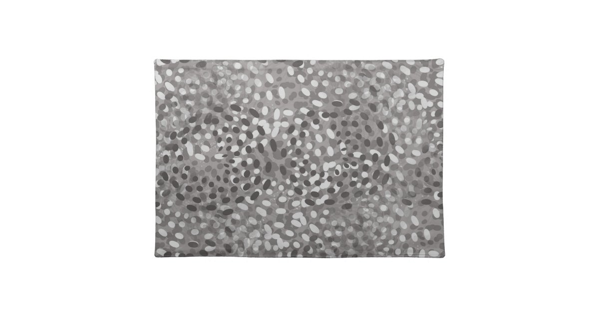 Speckled Black And Gray Placemats Zazzle