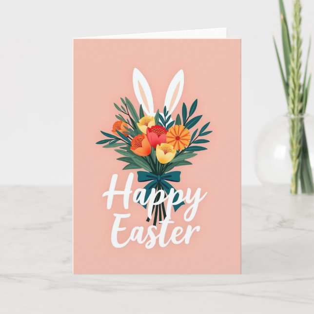 Speckled Blossom Spring Card (Front)