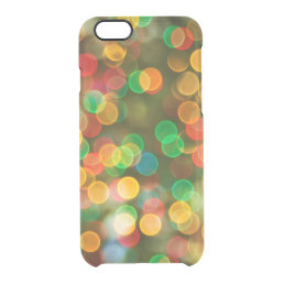 Speckled Bokeh Abstract Clear iPhone 6/6S Case