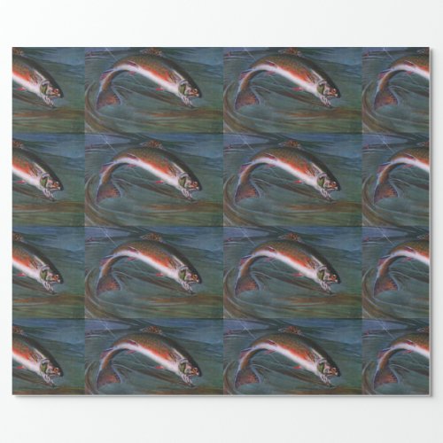 Speckled  Brook Trout Wrapping Paper