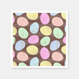 Speckled Candy Easter Eggs Pattern Paper Napkins