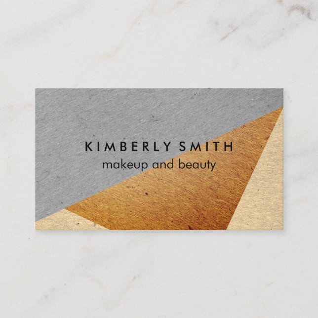 Speckled Color Blocks Business Card (Front)