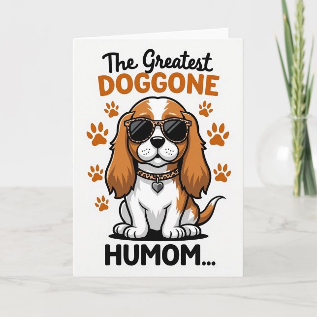 Speckled Doggone Humom Card (Front)