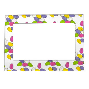 Speckled Easter Egg Hunt Candy Springtime Eggs Magnetic Photo Frame