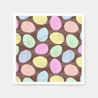 Speckled Easter Eggs Paper Napkin